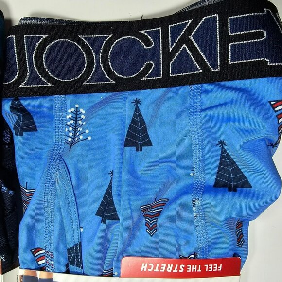 3-Pack Jockey Microfiber Stretch Christmas Boxer Briefs Men's Size 2XL (44-46) - Picture 2 of 7